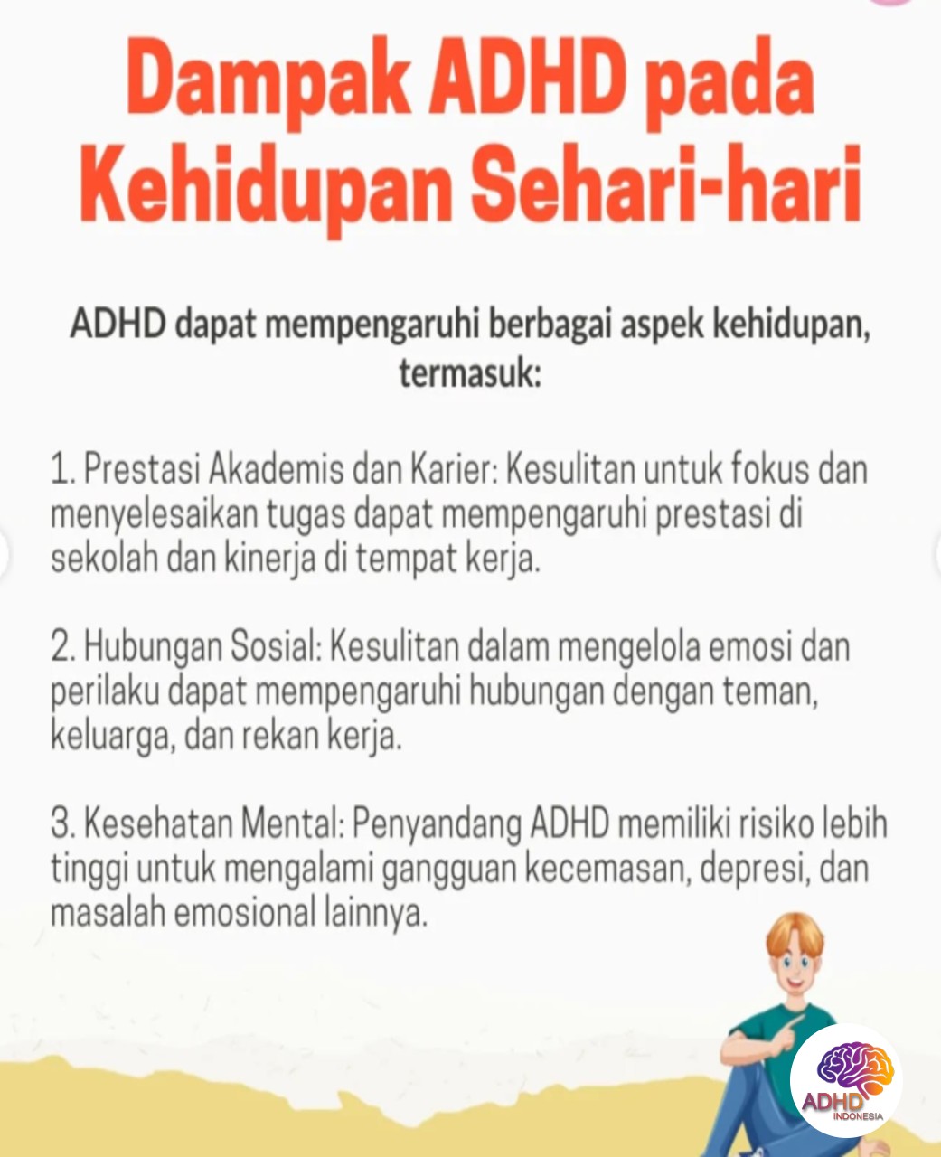 ADHD dan Hubungan Sosial Anak di Lingkungan Sekolah di Kabupaten Kotawaringin Barat