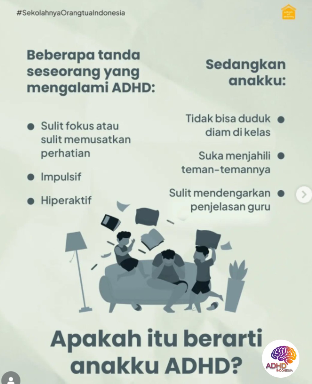 Ciri dan Gejala ADHD pada Anak Usia Dini di Kabupaten Kotawaringin Barat