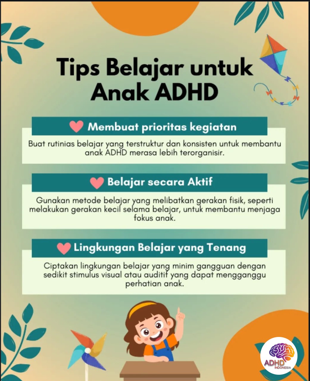 Strategi Belajar yang Cocok untuk Anak ADHD di Kabupaten Kotawaringin Barat